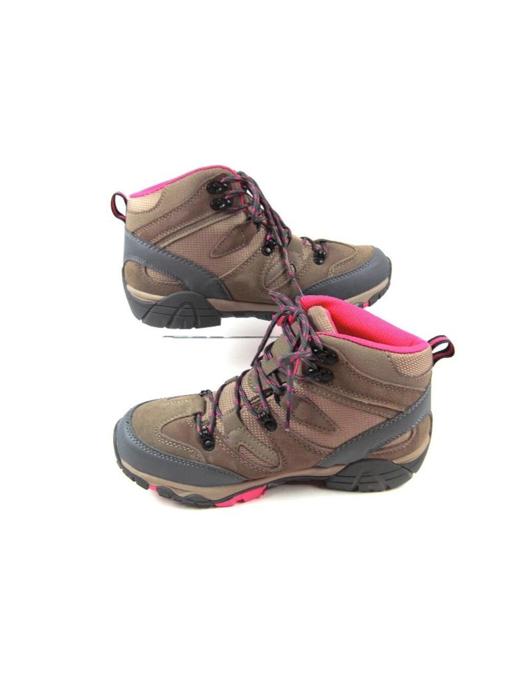 Bearpaw Corsica Women's Leather Hiking Boot - 4390 Taupe/red - Size 9M